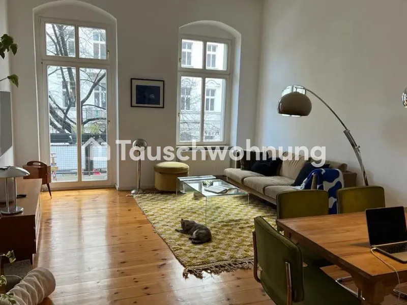 Tauschwohnung: Tauschen ruhige helle 64qm Wohnung im Helmholtzkiez — photo 1